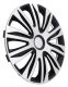 Dísztárcsa készlet Spider 14" 4db - fekete/ezüst