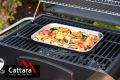 Cattara Rozsdamentes acél grillalátét 34 x 24 cm