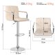 MIADOMODO Bárszék 2 db karfás bézs