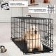Leopet® Kutyaketrec összecsukható 91 x 57 x 63,5 cm L fekete