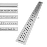 Aquamarin Megszakított zuhanyzó padlólefolyó 140 cm