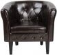 MIADOMODO Fotel készlet Chesterfield barna