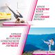 PHYSIONICS Felfújható tornaszőnyeg 3 m pink
