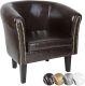 MIADOMODO Fotel Chesterfield 58 x 71 x 70 cm barna