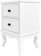 MIADOMODO Éjjeliszekrény 2 db 34 x 29,5 x 50 cm fehér