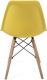 Étkezőszék készlet műanyag 2db - sárga
