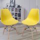 Étkezőszék készlet műanyag 2db - sárga