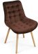 MIADOMODO Étkezőszék készlet 2db barna