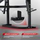 PHYSIONICS Multifunkcionális fitnesz edzőpad 18 kg fekete