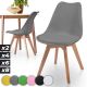 MIADOMODO Étkezőszék készlet 2 db szürke