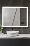 AQUAMARIN Fürdőszobatükör LED SP04 80 x 60 cm 15 W