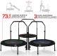 PHYSIONICS Fitnesz trambulin 101 cm 150 kg-ig piros