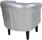 MIADOMODO Fotel készlet Chesterfield ezüst