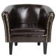 MIADOMODO Fotel készlet Chesterfield 58 x 71 x 70 cm barna