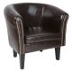 MIADOMODO Fotel készlet Chesterfield 58 x 71 x 70 cm barna