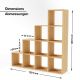 MIADOMODO Többszintes polc nagy  Sonoma