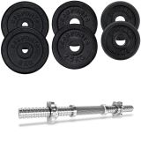 ScSPORTS® Súlyzó szett 20 kg súlyzórúd  2x2,5/2x1,25/2x5 kg