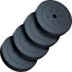 Műanyag tárcsák készlete 30 kg 4x7,5 kg átmérő 30 mm