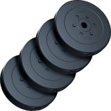 Műanyag tárcsák készlete 30 kg 4x7,5 kg átmérő 30 mm