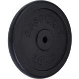 ScSPORTS Öntöttvas tárcsa 30 kg átmérő 30/31 mm fekete