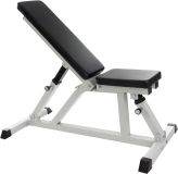 ScSPORTS Állítható súlyzópad 200 kg fehér/fekete