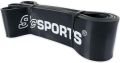 ScSPORTS Erősítő gumiszalag 200 cm fekete