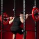 Súlyemelő ketrec állványokkal és rúddal 212 cm fekete