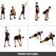 Gorilla Sports Kettlebell súlyzó gumírozott felület 12 kg