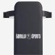 Gorilla Sports Masszív egyenes pad fekete  112 x 43 cm