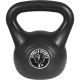 Gorilla Sports Kettlebell súlyzó műanyag 4 kg fekete