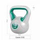 Gorilla Sports Kettlebell súlyzó vinil 10 kg zöld