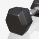 Gorilla Sports Hatszögletű gumírozott súlyzó 2 kg