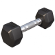 Gorilla Sports Hatszögletű gumírozott súlyzó 2 kg