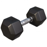 Gorilla Sports Hatszögletű gumírozott súlyzó10 kg