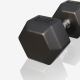 Gorilla Sports Hatszögletű gumírozott súlyzó 20 kg