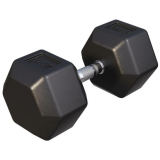 Gorilla Sports Hatszögletű gumírozott súlyzó 32,5 kg
