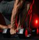 Gorilla Sports Hatszögletű gumírozott súlyzó 42,5  kg