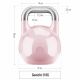 Gorilla Sports Kettlebell súlyzó 8 kg rózsaszín