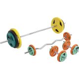 Gorilla Sports Súlyzó szett öntöttvas koronggal  108 kg