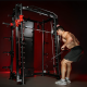 Gorilla Sports Multifunkcionális súlyzótorony 219 cm fekete