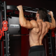 Gorilla Sports Multifunkcionális súlyzótorony 219 cm fekete