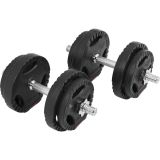 Gorilla Sports Egykezes súlyzó szett  gumírozott 20 kg
