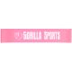 Gorilla Sports Fitnesz gumi 10 lb rózsaszín
