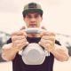 Gorilla Sports Kettlebell öntöttvas súlyzó szürke 2 kg