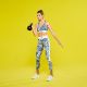 Gorilla Sports Kettlebell öntöttvas súlyzó 32 kg fekete