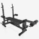 Gorilla Sports Súlyzópad + súlyzó szett fekete 100 kg