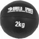Gorilla Sports Műbőr medicinlabda szett 55 kg fekete