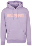 Gorilla Sports Sportpulóver kapucnis lila/korál M
