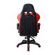 Ergonómikus irodai szék párnákkal fekete-piros