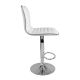2 darabos bárszék szett fehér, állítható magasság